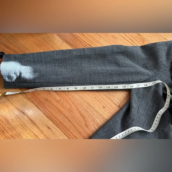 Ruffled Grey Blazer - Picture 4 of 7